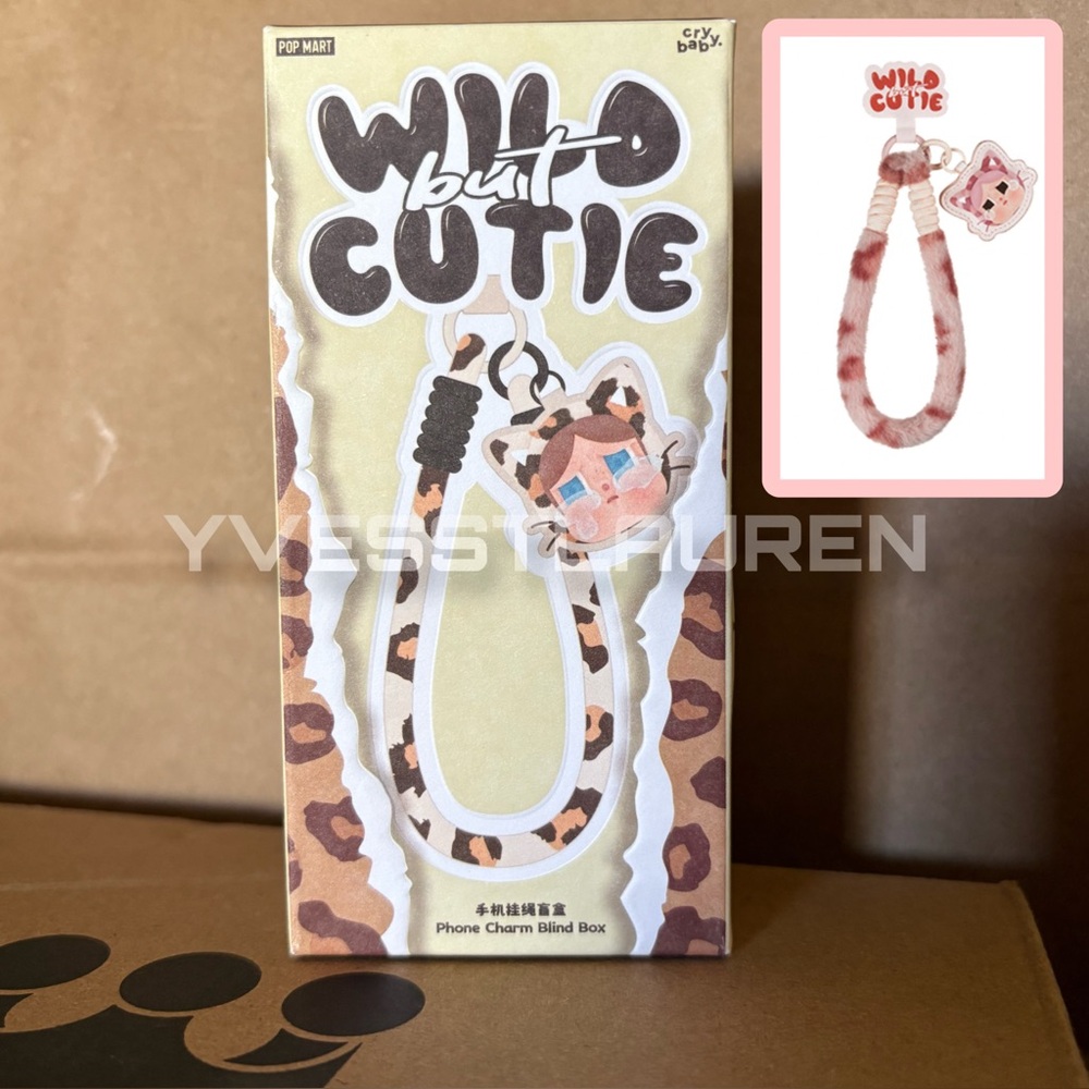 SEALED 🌸PINK CUTIE🌸 Wild but Cutie Crybaby Phone Charm